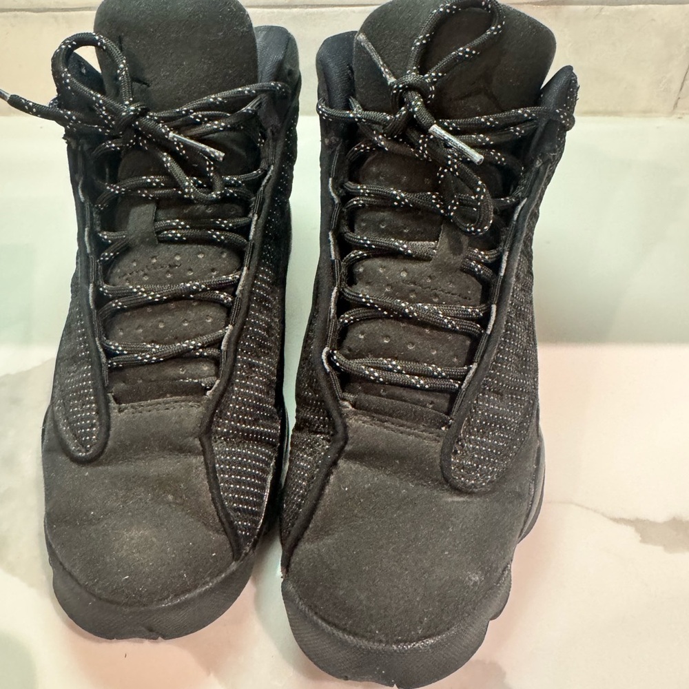 Black Jordan 13s - Picture 2 of 16